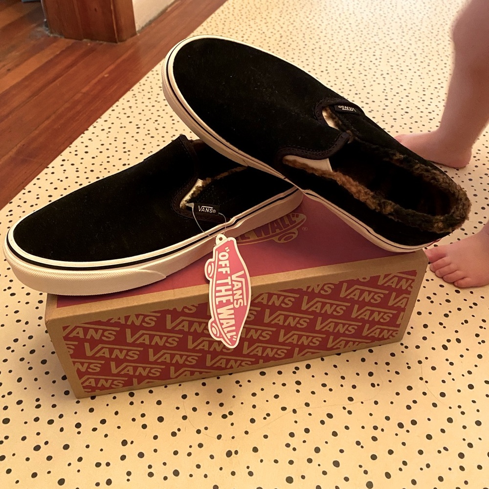 Classic slip-on Sherpa VANS size 8.5 women’s